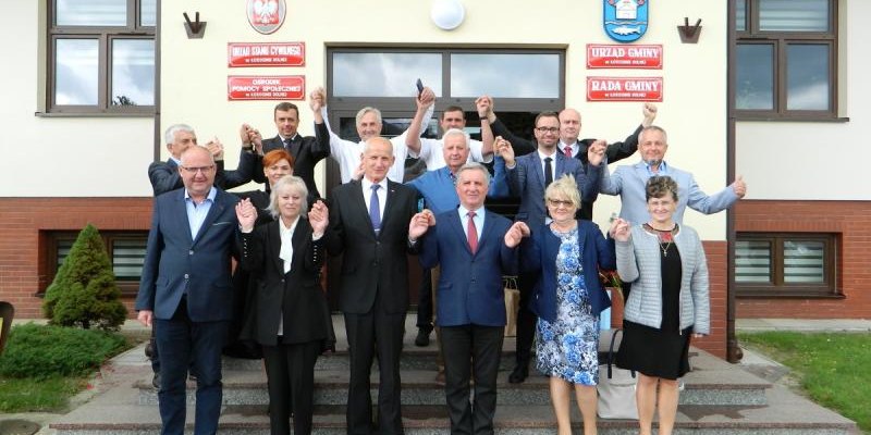 Wizyta przedstawicieli gminy partnerskiej Łubianka, woj. kujawsko-pomorskie.