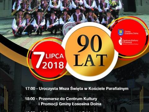 Jubileuszowy koncert Parafialno- Gminnej Orkiestry Dętej w Łososinie Dolnej