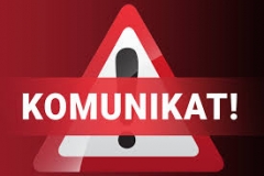 Komunikat dot. wprowadzenia stopni alarmowych