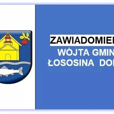 Zawiadomienie Wójta Gminy