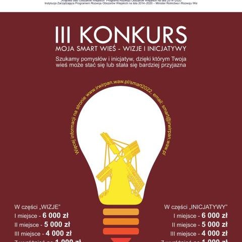 III Konkurs "Moja smart wieś - Wizje i Inicjatywy" nadal otwarty!