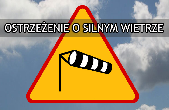 Ostrzeżenie Meteorologiczne - Będzie mocno wiało