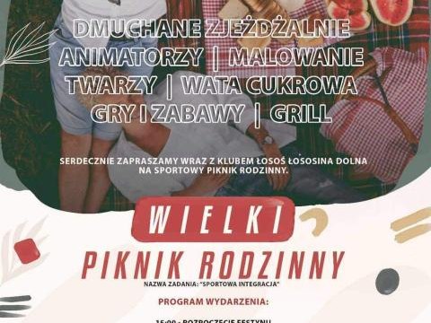 Piknik Rodzinny w Łososinie Dolnej już dzisiaj!