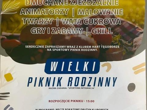 W sobotę Piknik Rodzinny na "HARCIE" w Tęgoborzy