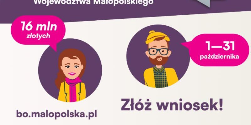 Wystartowała 8 edycja Budżetu Obywatelskiego Województwa Małopolskiego