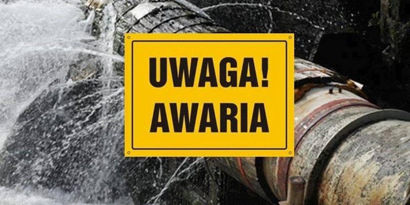 Awaria sieci wodociągowej