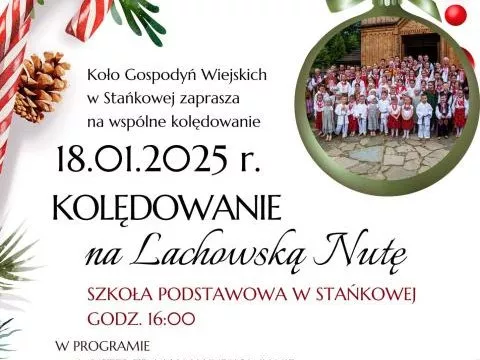 Kolędowanie na Lachowską Nutę w Stańkowej