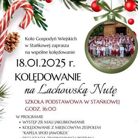 Kolędowanie na Lachowską Nutę w Stańkowej