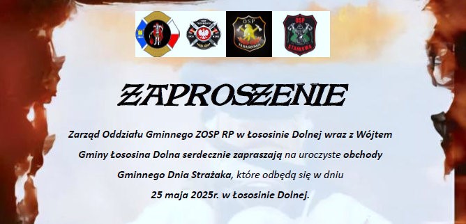 Już w niedzielę Gminny Dzień Strażaka - Zapraszamy