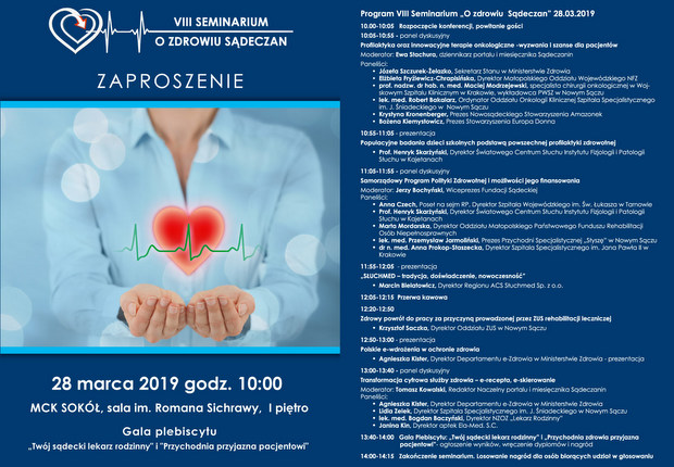O zdrowiu Sądeczan na wiosnę