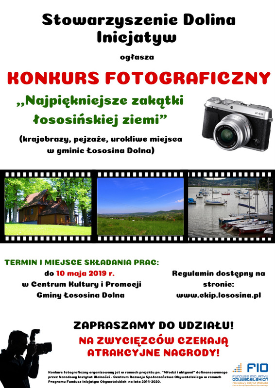 Konkurs Fotograficzny pn. „Najpiękniejsze zakątki łososińskiej ziemi”