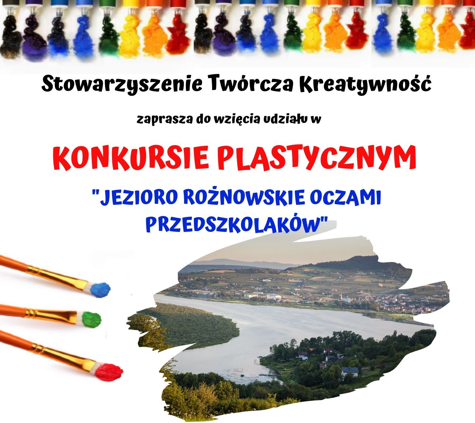 Konkurs plastyczny „JEZIORO ROŻNOWSKIE OKIEM PRZEDSZKOLAKÓW”