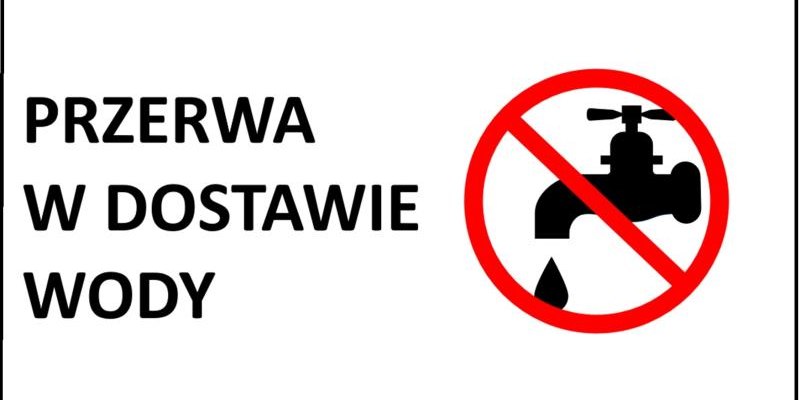 Przerwa w dostawie wody - Żbikowice