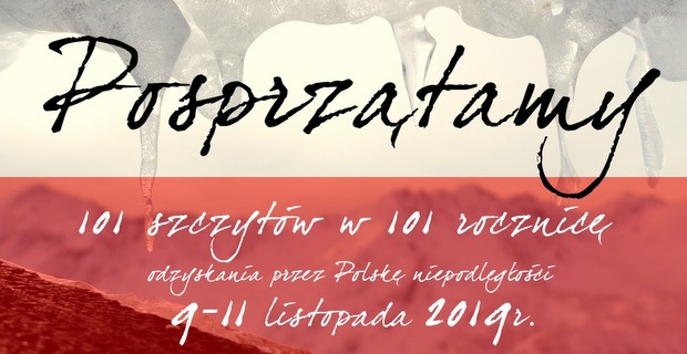 Posprzątamy "101 szczytów w 101 rocznicę"