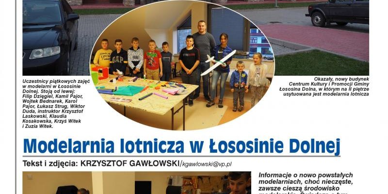 Modelarnia lotnicza w Łososinie Dolnej