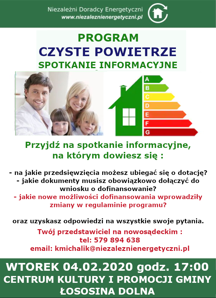 Czyste powietrze - przyjdź, posłuchaj, skorzystaj z dotacji