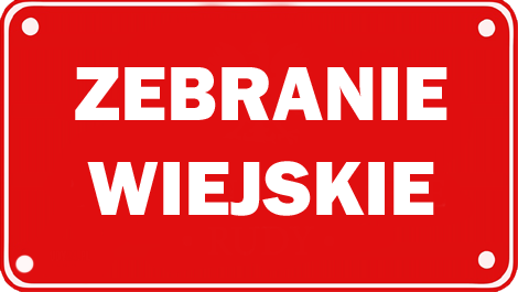 Michalczowa, Zawadka, Tęgoborze, Wronowice, Żbikowice, Stańkowa - ZEBRANIE WIEJSKIE - ZAPRASZAMY!