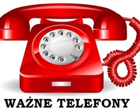 Ważne telefony kontaktowe