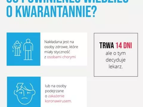 Informacja Ministerstwa Zdrowia dotycząca kwarantanny