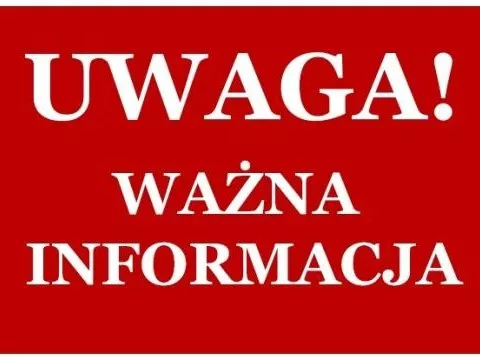 Zakład Gospodarki Komunalnej "ŁOSOSINA" Sp. zo.o. INFORMUJE