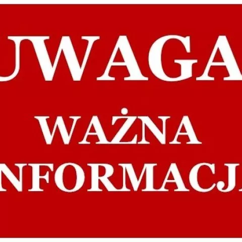 Zakład Gospodarki Komunalnej "ŁOSOSINA" Sp. zo.o. INFORMUJE