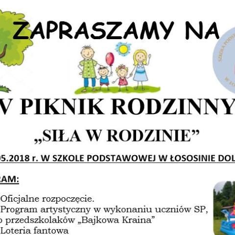 Piknik Rodzinny w SP Łososina Dolna