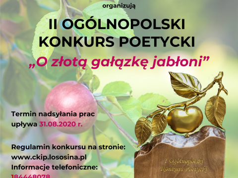 II Ogólnopolski Konkurs Poetycki „O złotą gałązkę jabłoni”