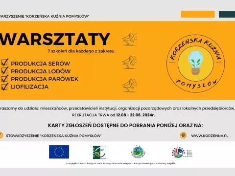 Rekrutacja uczestników warsztatów w gminie Korzenna