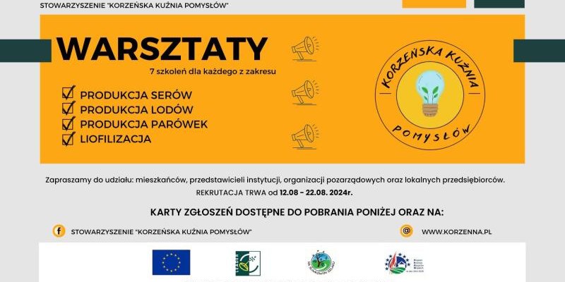 Rekrutacja uczestników warsztatów w gminie Korzenna