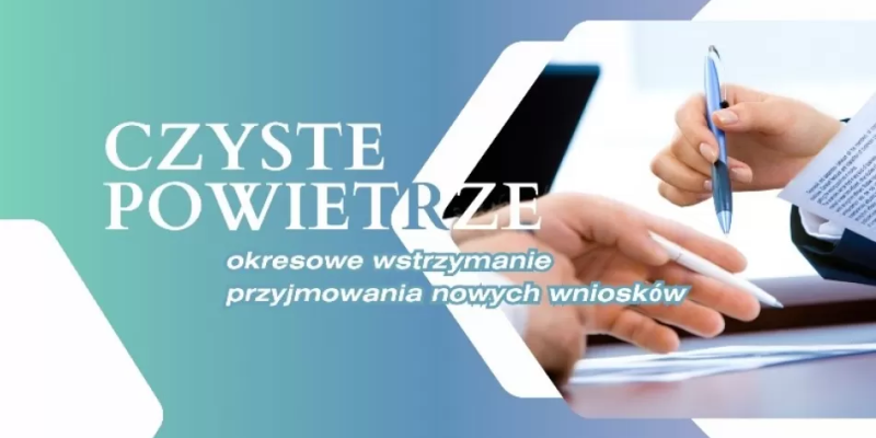 Wstrzymanie naboru nowych wniosków