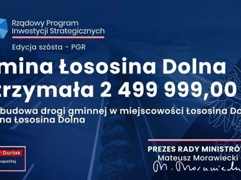 Kolejna droga w naszej gminie zostanie przebudowana dzięki środkom zewnętrznym!